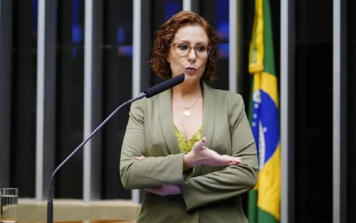 A deputada federal bolsonarista Carla Zambelli (PSL-SP). Imagem: Reprodução