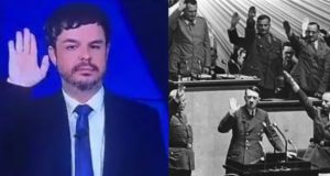 O que é sieg heil, gesto nazista atribuído a Adrilles