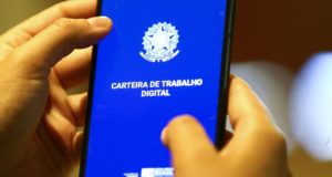 A imagem da Carteira de Trabalho