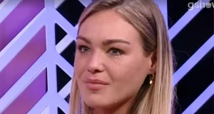 Bárbara chora após sair do BBB 22