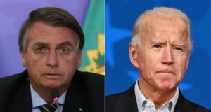 Jair Bolsonaro e Joe Biden