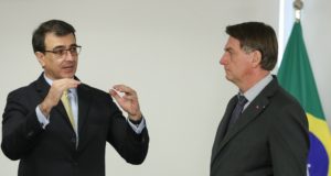 Carlos França e Jair Bolsonaro