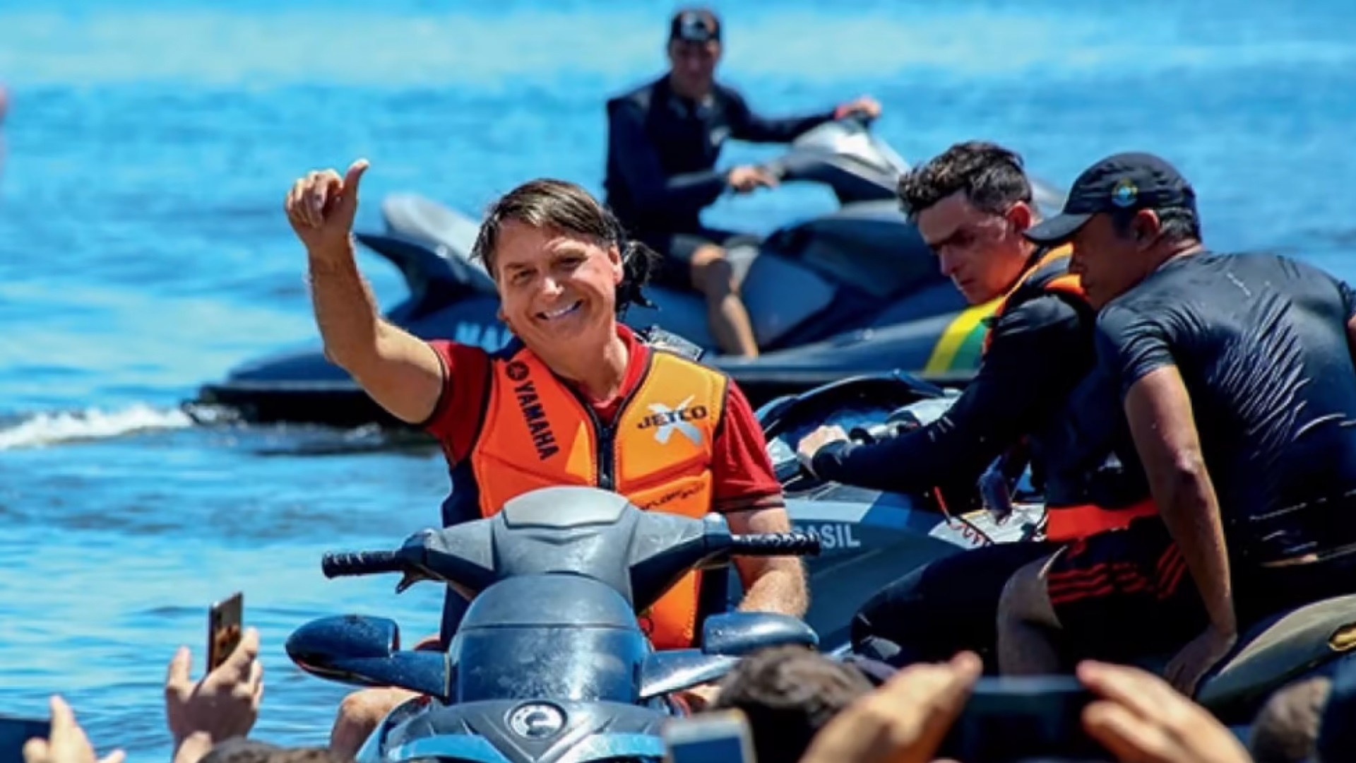 Bolsonaro de jet ski