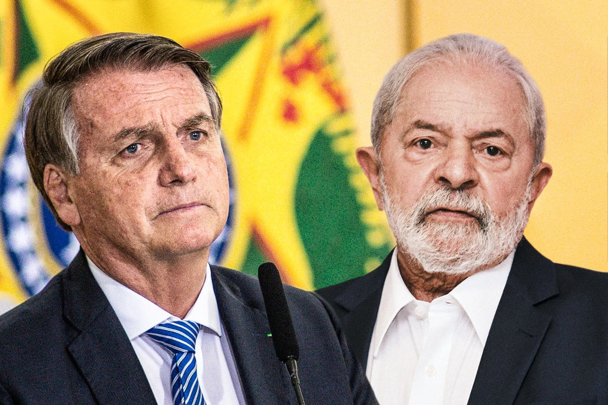 Bolsonaro e Lula numa foto montagem: Bolsonaroi nega que tenha feito propaganda antecipada