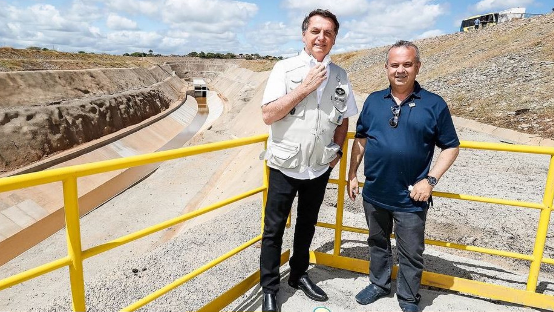 Jair Bolsonaro e Rogério Marinho