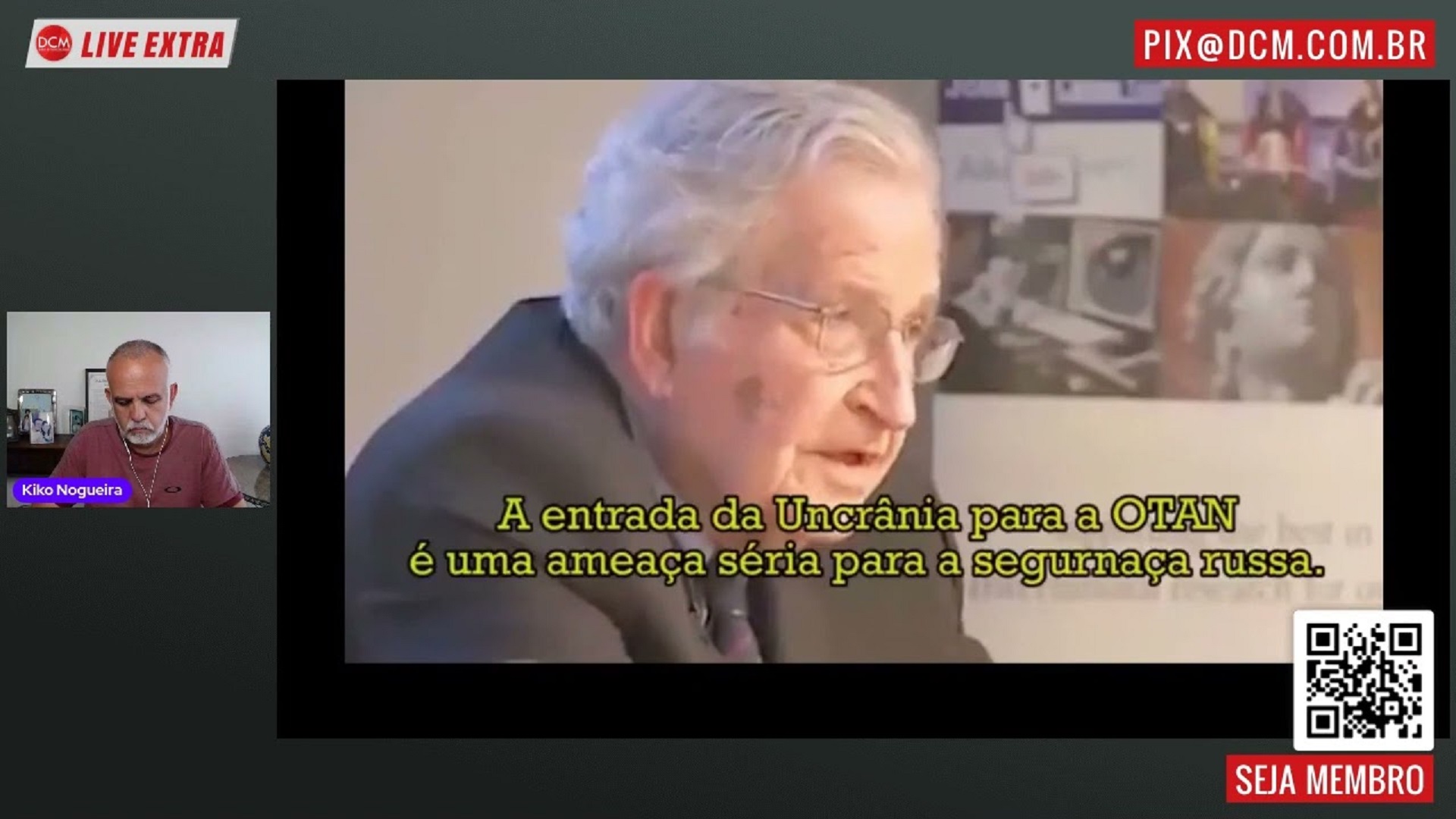 Chomsky sobre reação da Rússia à Otan
