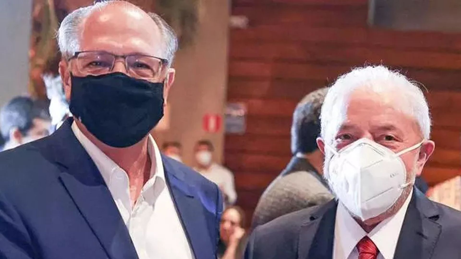 A imagem de Alckmin e de Lula
