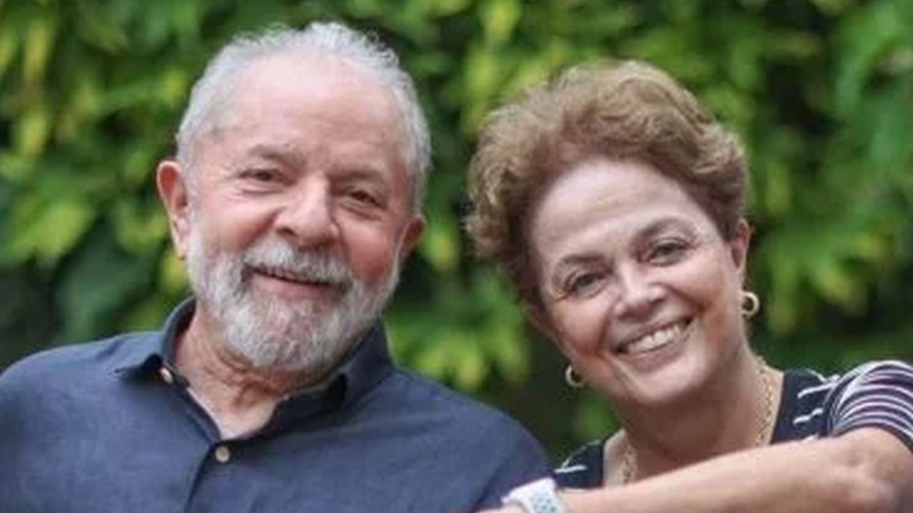 A imagem de Lula e de Dilma