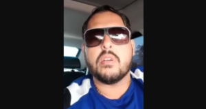 O bolsonarista Leandro Cavalieri. Imagem: Reprodução