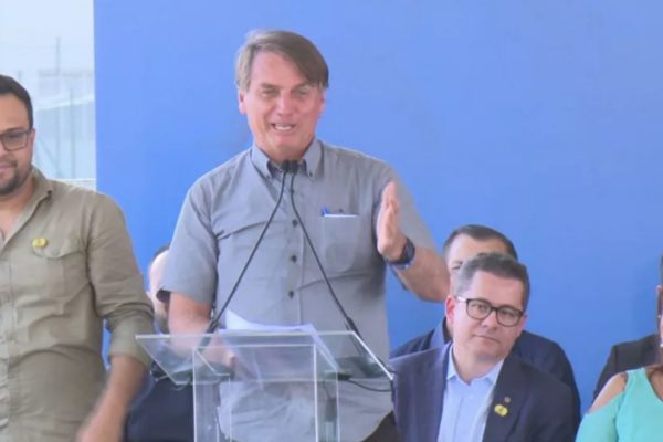 Jair Bolsonaro em evento