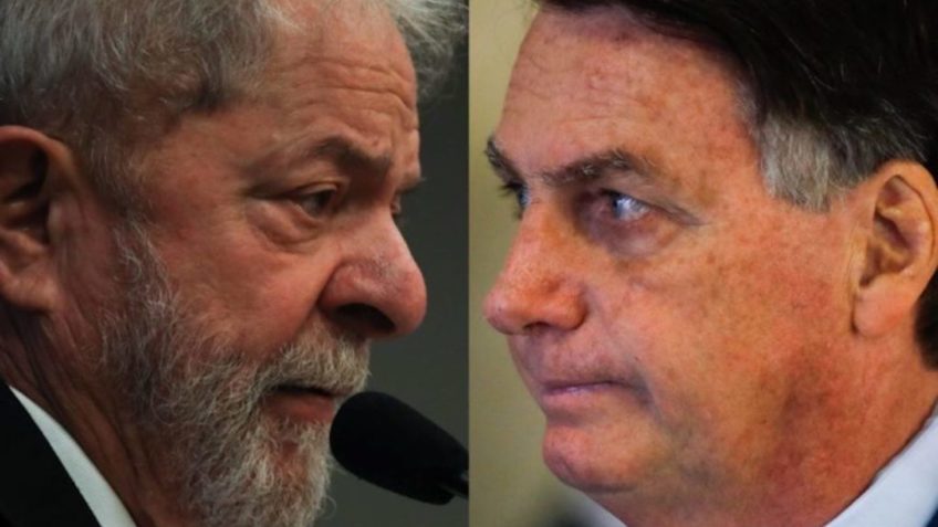 O ex-presidente Lula (PT) segue liderança as pesquisas, a frente de Bolsonaro (PL). Imagem: Reprodução