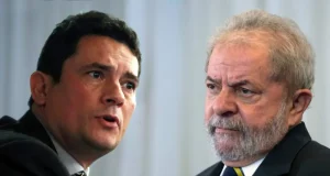 Moro e Lula em uma foto montagem: Moro copia Lula para se defender de acusação do TCU