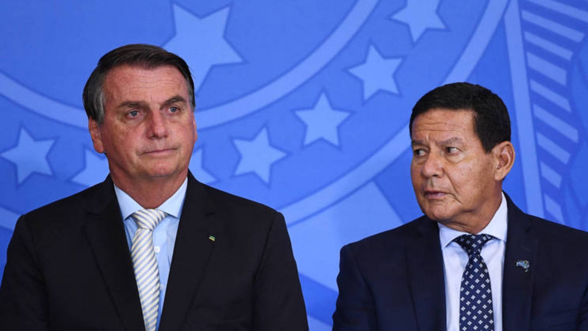 Jair Bolsonaro e Hamilton Mourão