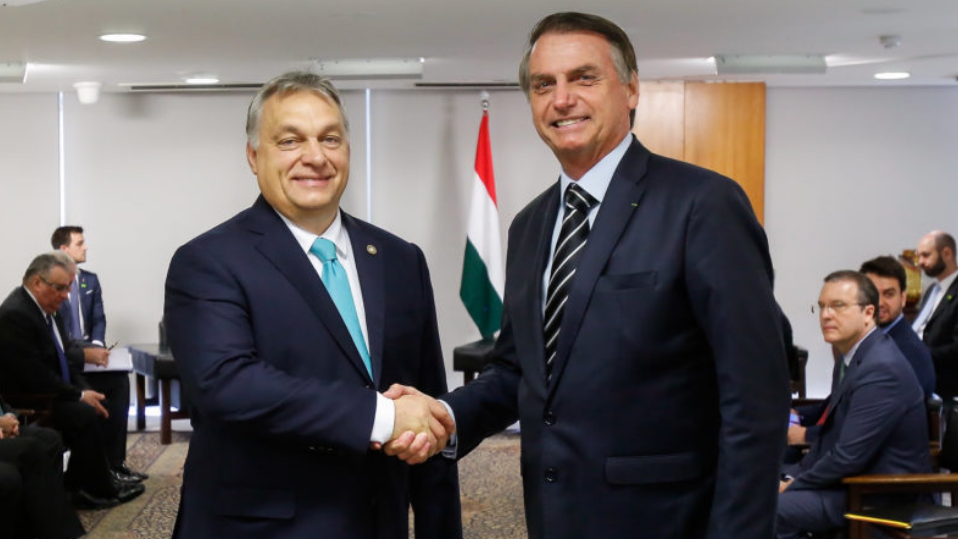 Viktor Orbán e Jair Bolsonaro