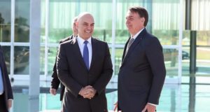 A imagem de Alexandre de Moraes e Bolsonaro