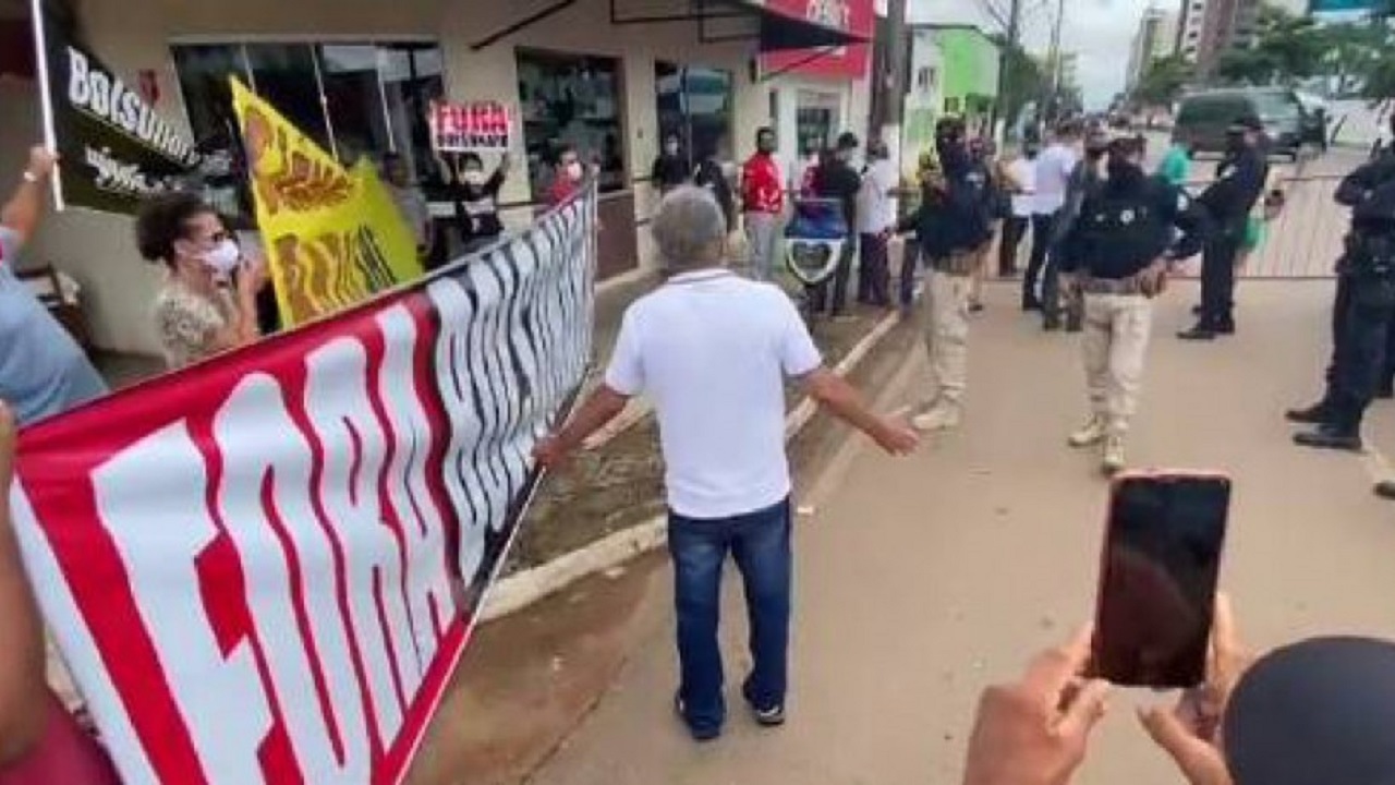Protesto contra Bolsonaro