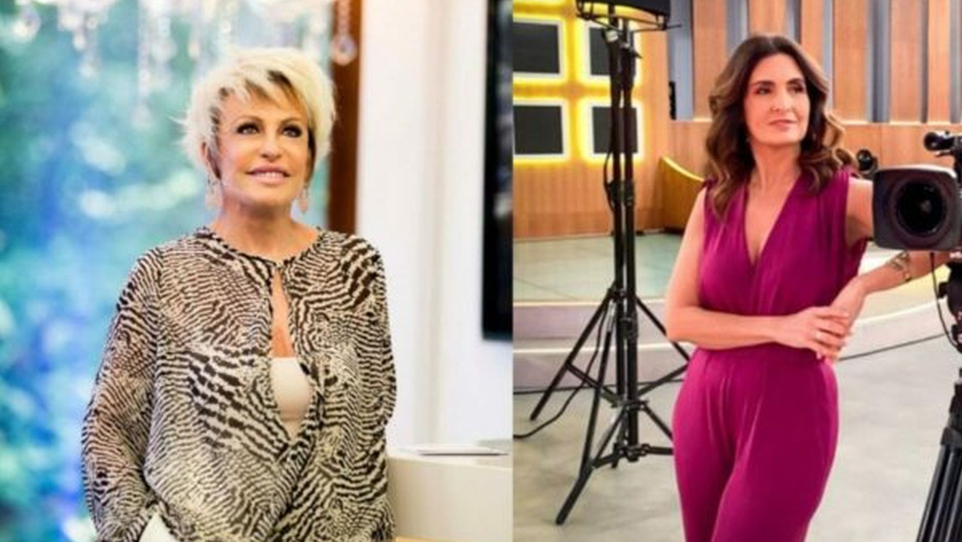 A imagem de Ana Maria Braga e Fátima Bernardes