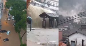 A imagem das chuvas em Petrópolis