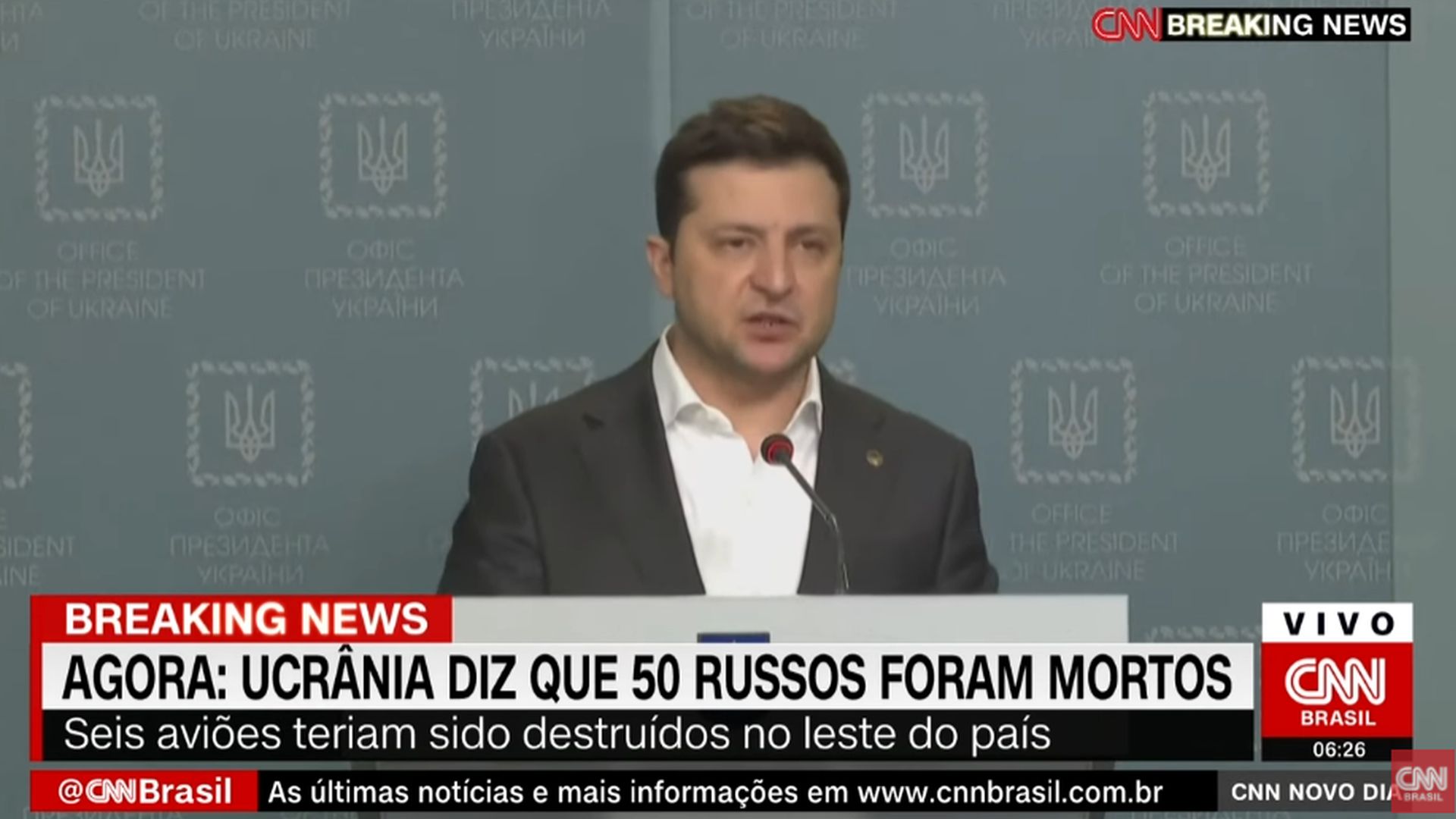 Ucrânia distribuirá armas a "qualquer um que queira", diz Zelensky