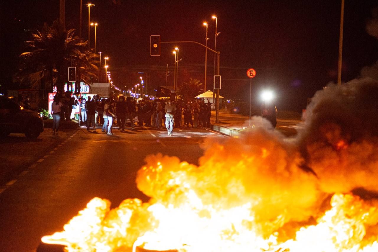 A imagem do protesto