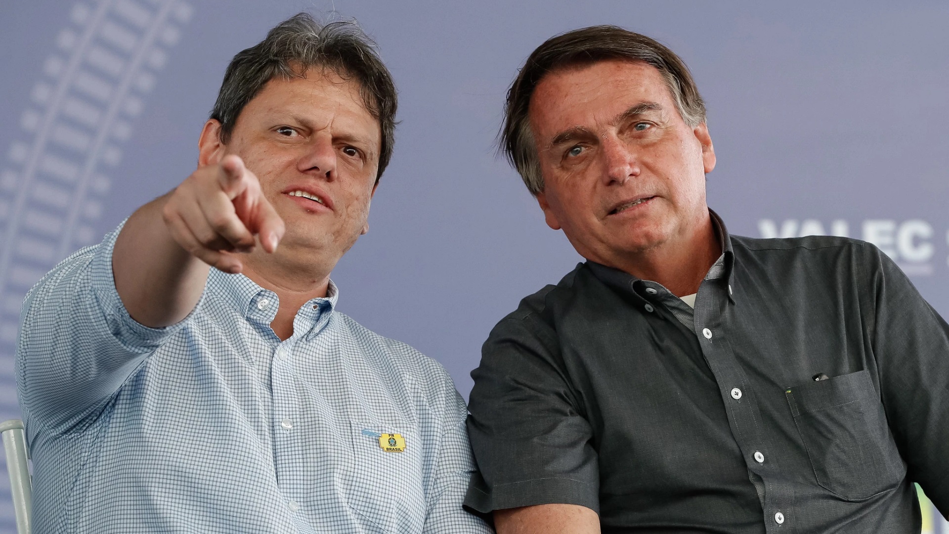 Tarcísio e Bolsonaro