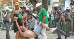 Morre torcedor do Palmeiras baleado em briga em frente ao Allianz Parque
