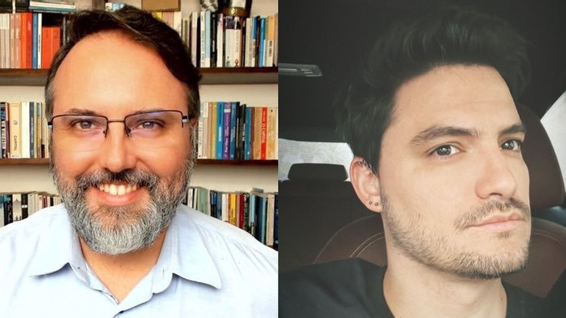 A imagem de Daniel Cara e Felipe Neto