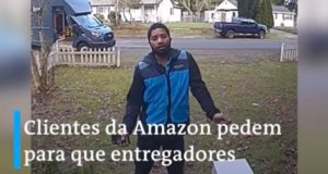 A imagem do entregador