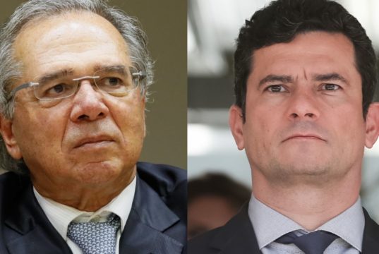 A imagem de Paulo Guedes e Sergio Moro