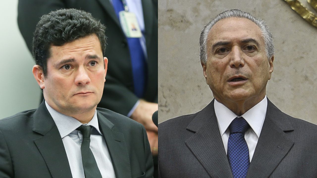 A imagem de Moro e Temer