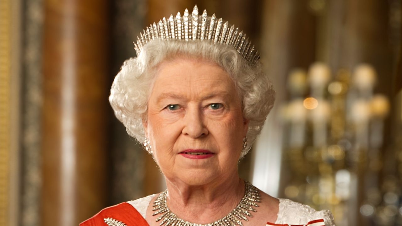 A imagem da Rainha Elizabeth II