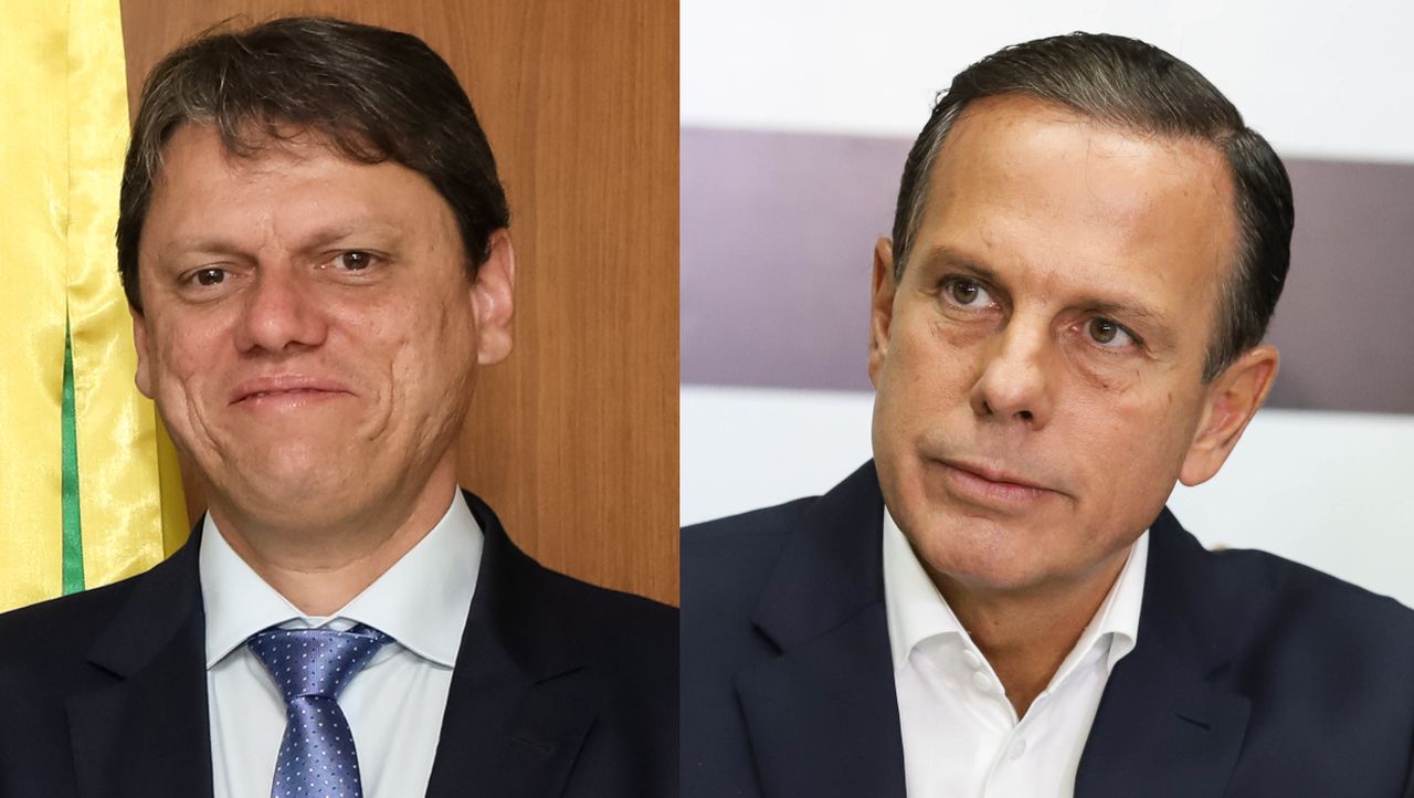 A imagem de Tarcísio e Doria