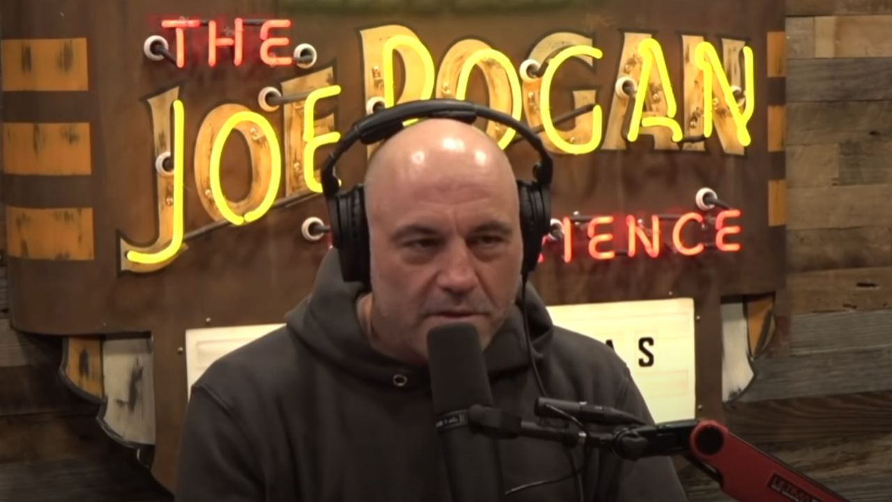 A imagem de Joe Rogan