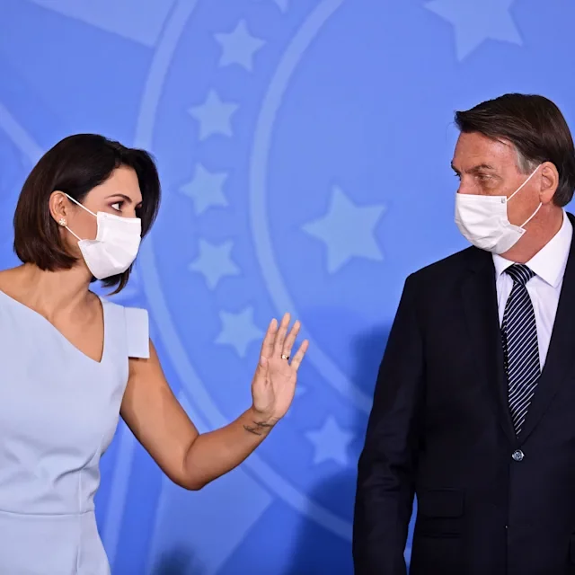 Bolsonaro e Michelle