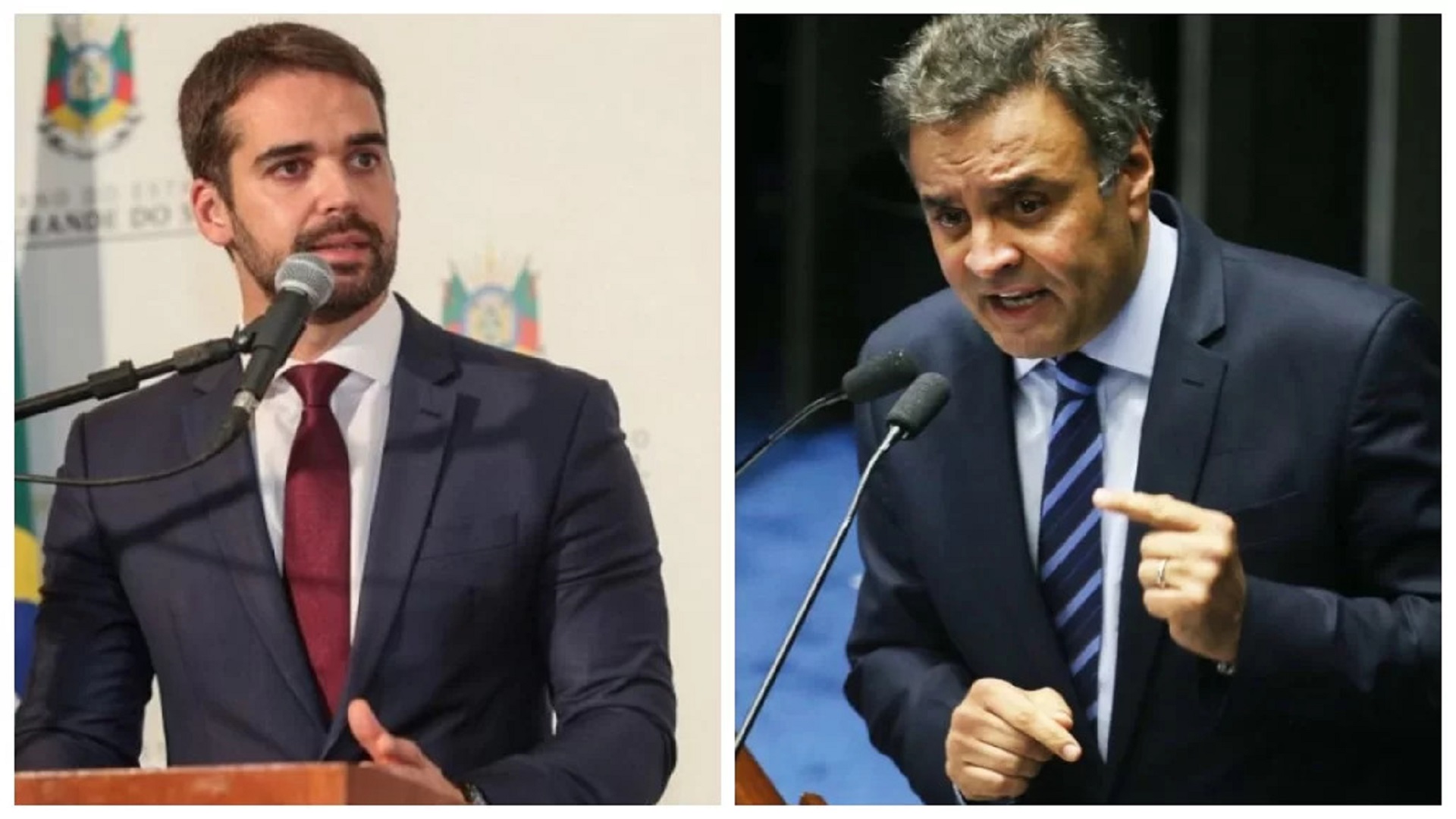 Eduardo Leite e Aécio Neves seguem planejando golpe contra Doria