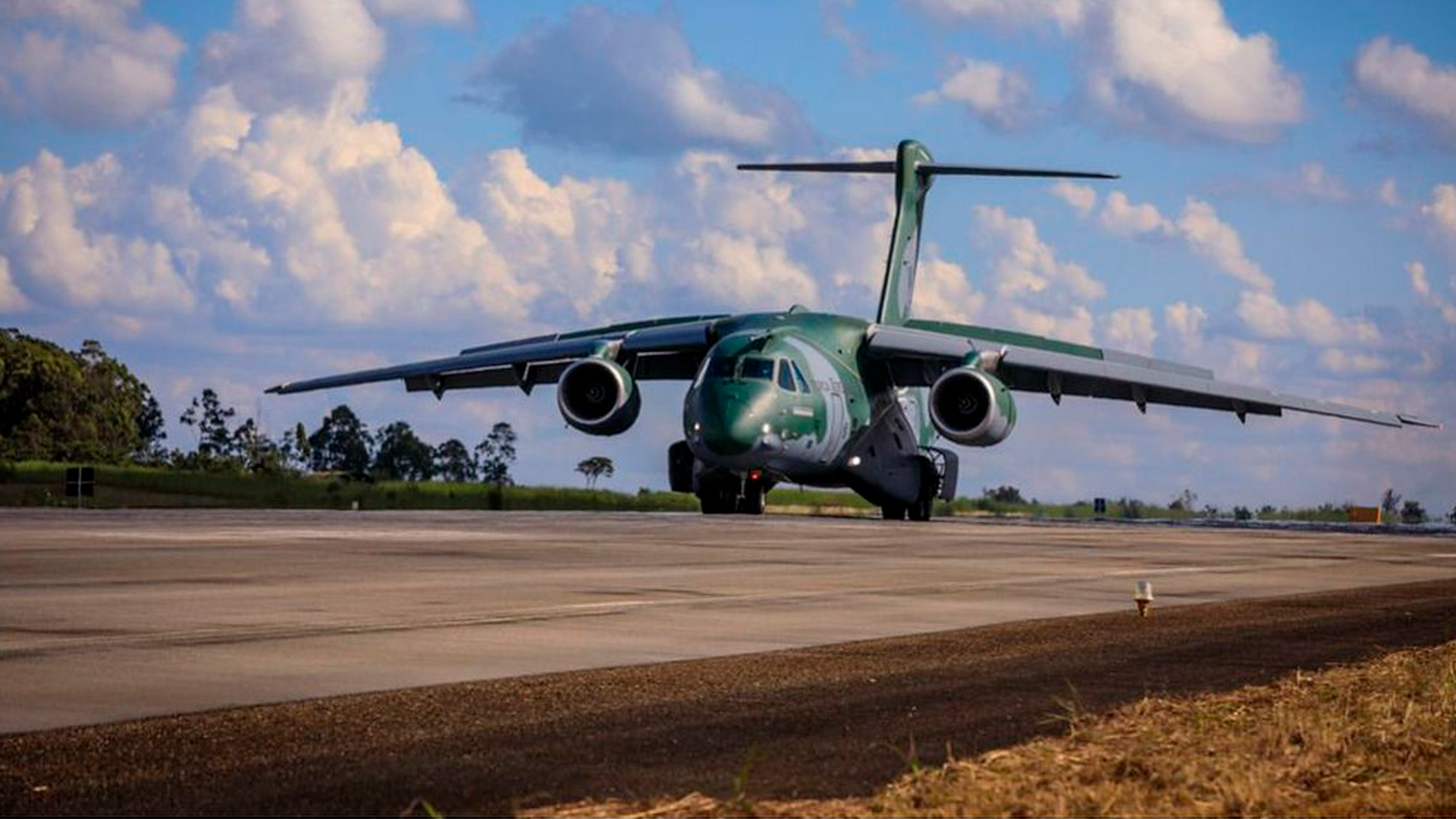 Avião da Força Aérea Brasileira trazer animais da Ucrânia