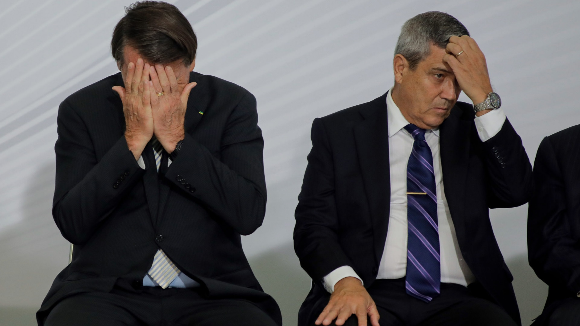 Jair Bolsonaro e Walter Braga Netto