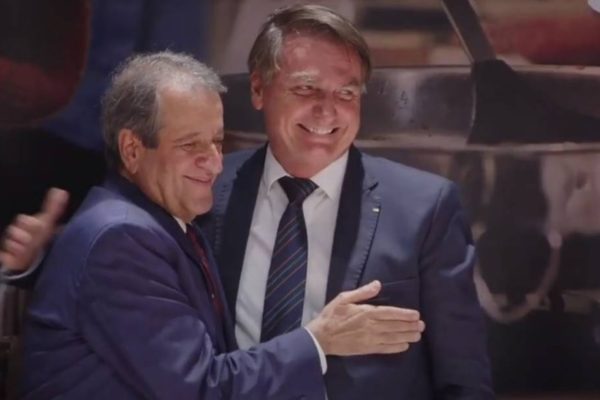 Jair Bolsonaro e Valdemar Costa Neto