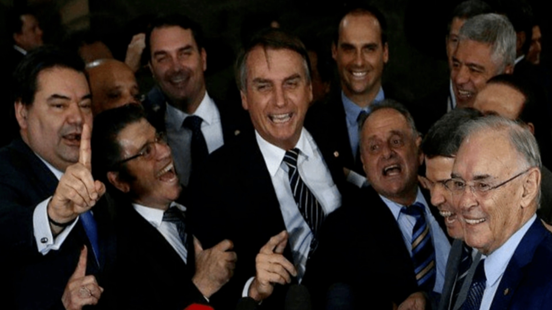 Bolsonaro com parlamentares