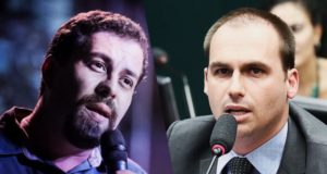 Guilherme Boulos e Eduardo Bolsonaro