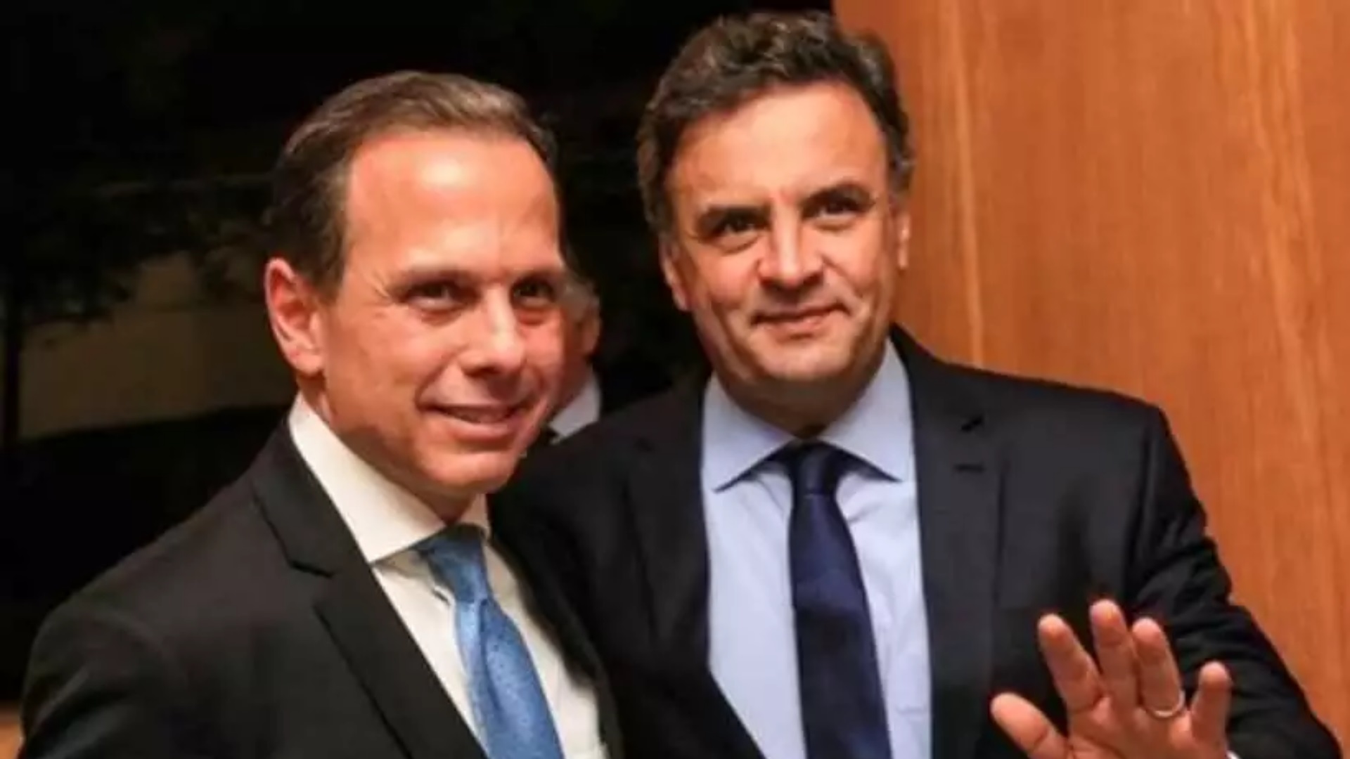 João Doria e Aécio Neves