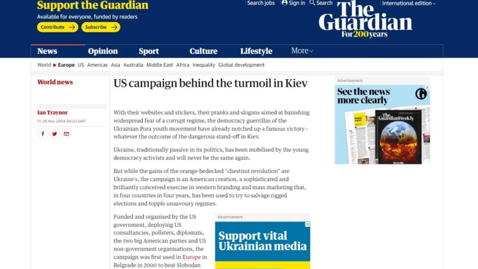 Matéria do The Guardian