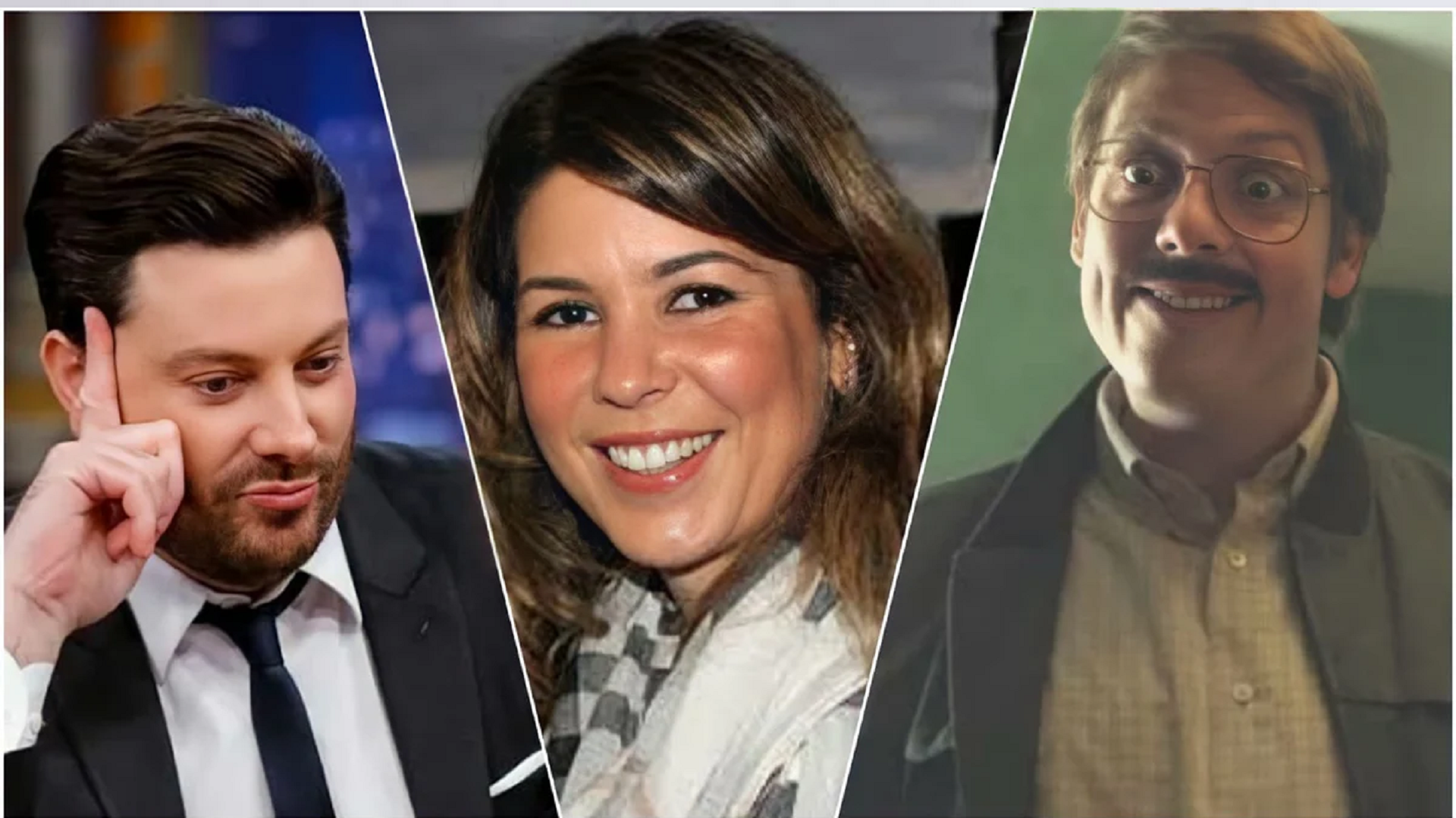 Tela dividida com Danilo Gentili, Daniela Beyruti e Fábio Porchat