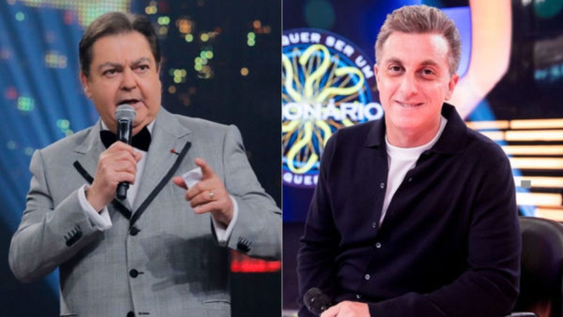 Faustão e Luciano Huck