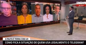 Na GloboNews, Jorge Pontual critica bloqueio de Telegram: "Censura"