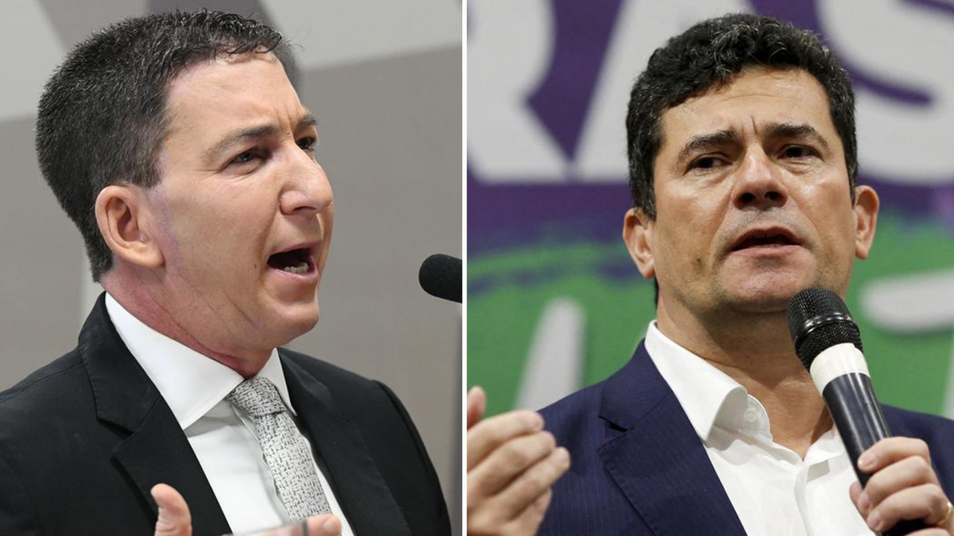 Glenn Greenwald e Sergio Moro