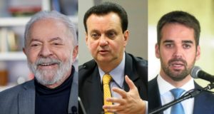 Tela dividida com Lula, Kassab e Eduardo Leite