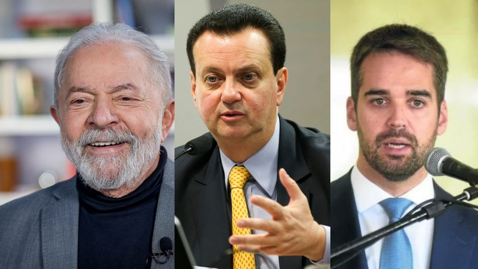 Tela dividida com Lula, Kassab e Eduardo Leite; PSD quer apoiar petista