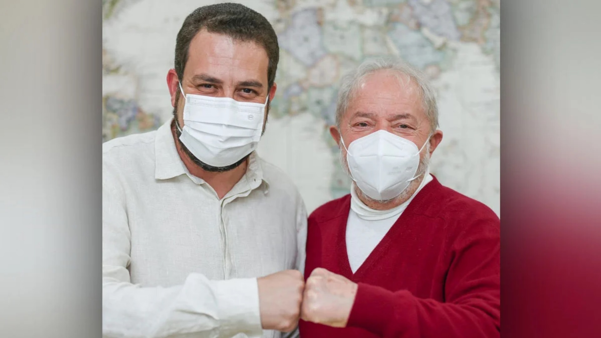 Guilherme Boulos e Lula