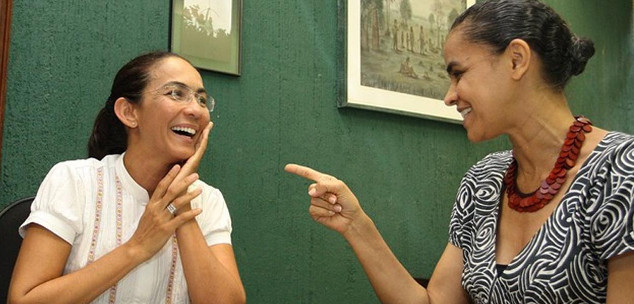 Marina Silva e Heloisa Helena, da Rede